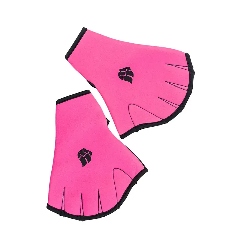Madwave Aquafitness Swimming Gloves Pink S unisex