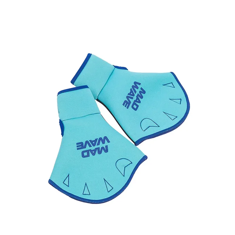 Madwave Aquafitness Swimming Gloves Turquoise S unisex