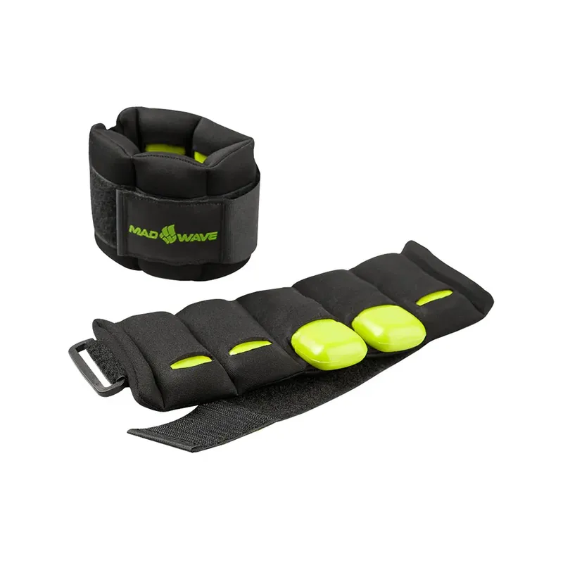 Madwave Aquaweights Aquatic Bracelet Wrist/ankle Black One Size unisex
