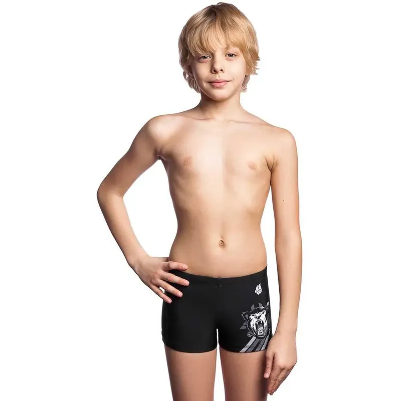 Madwave Grizzly Swimming Boxer Black L Boys