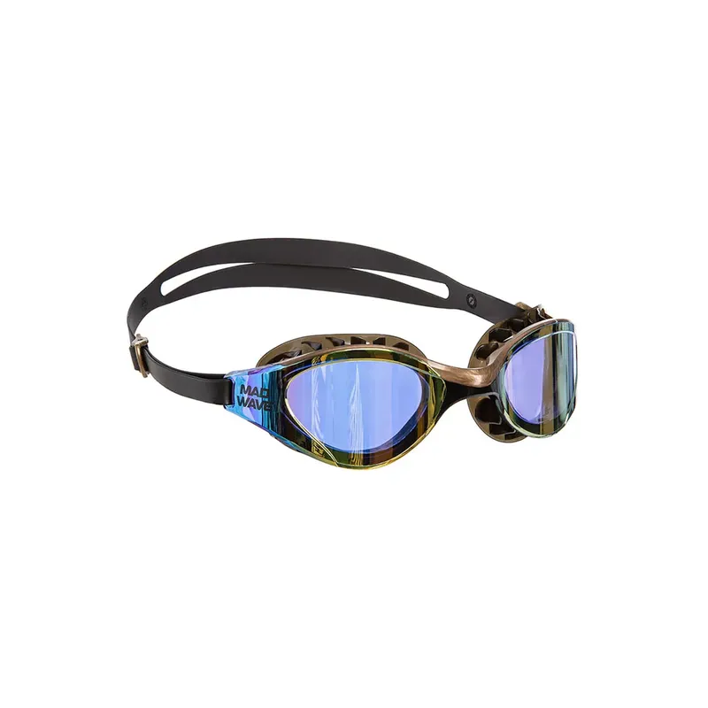 Madwave Hydro Flex Rainbow Mirror Swimming Goggles Black One Size Men,Women