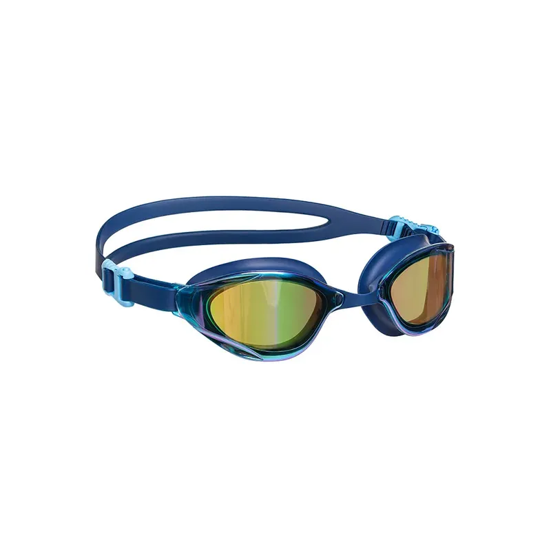 Madwave Hydro Force Rainbow Mirror Swimming Goggles Navy One Size Men,Women