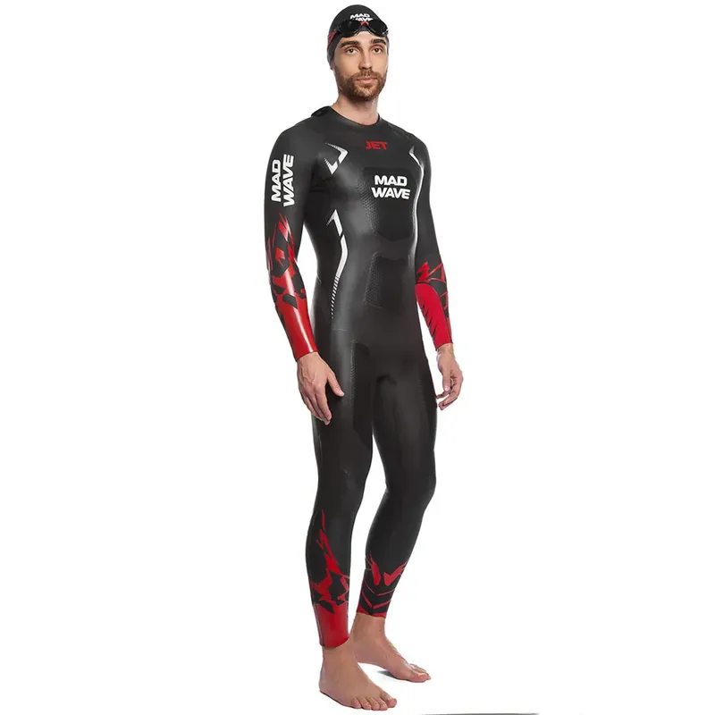 Madwave Jet Long Sleeve Neoprene Wetsuit Black LL Men