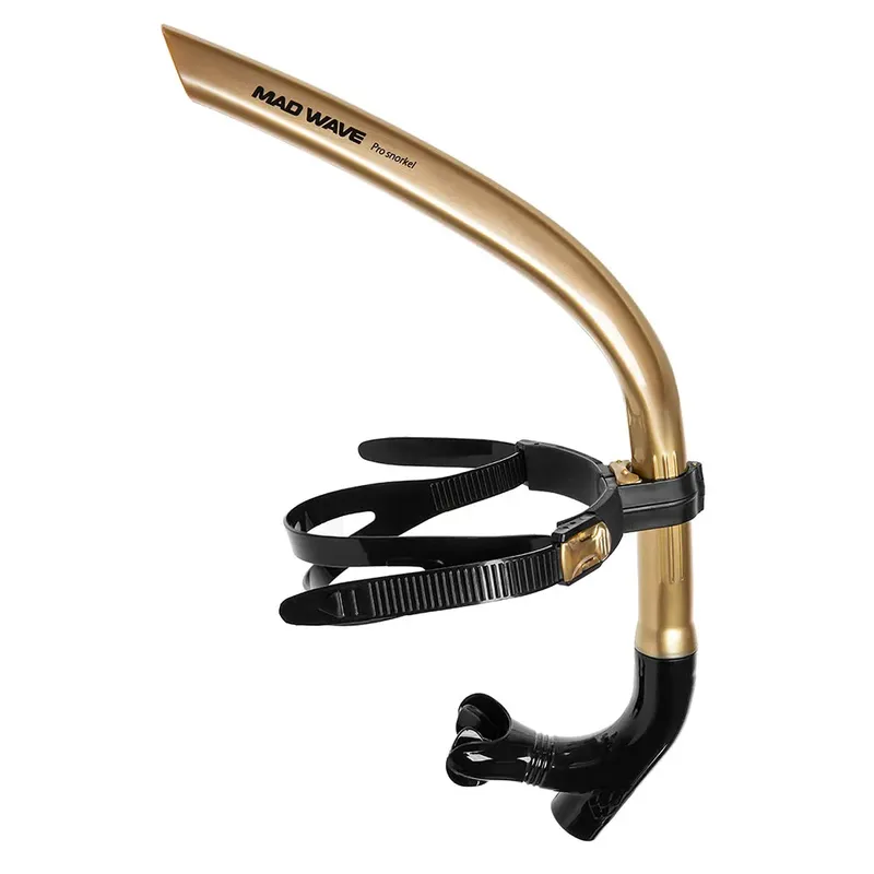 Madwave Pro Frontal Snorkel Gold One Size unisex