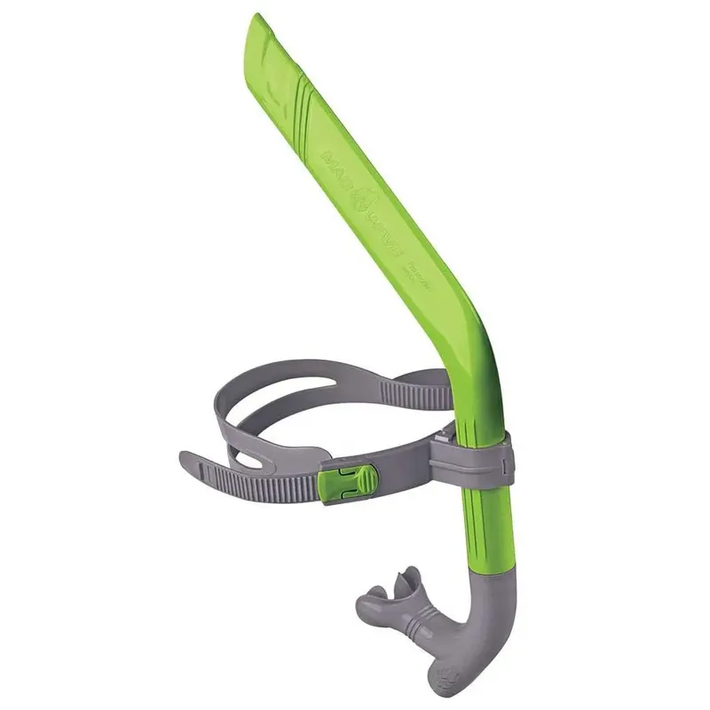 Madwave Pro Junior Frontal Snorkel Green / Grey One Size unisex