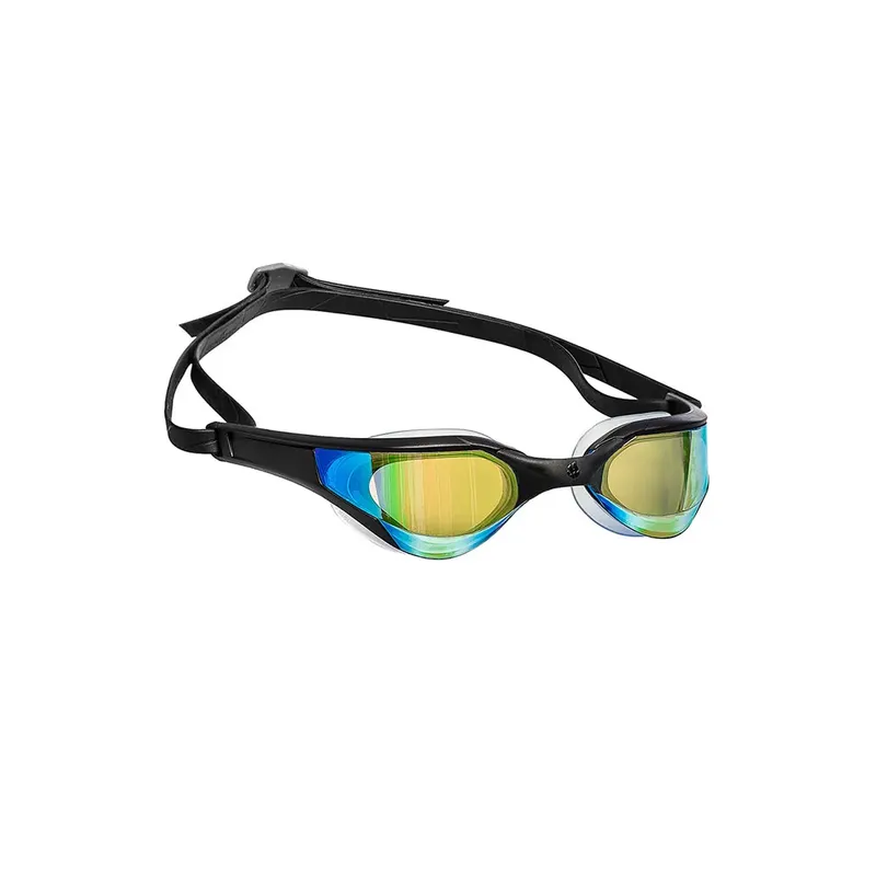Madwave Razor Rainbow Mirror Swimming Goggles Black One Size Men,Women