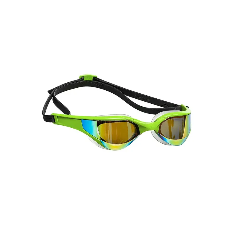 Madwave Razor Rainbow Mirror Swimming Goggles Green One Size Men,Women