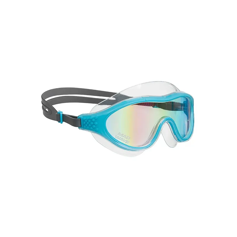 Madwave Shade Rainbow Mirror Swimming Mask Azure One Size Men,Women