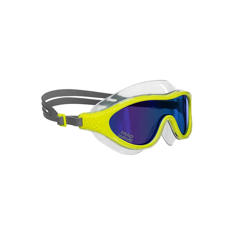 Madwave Shade Rainbow Mirror Swimming Mask Lime One Size Men,Women