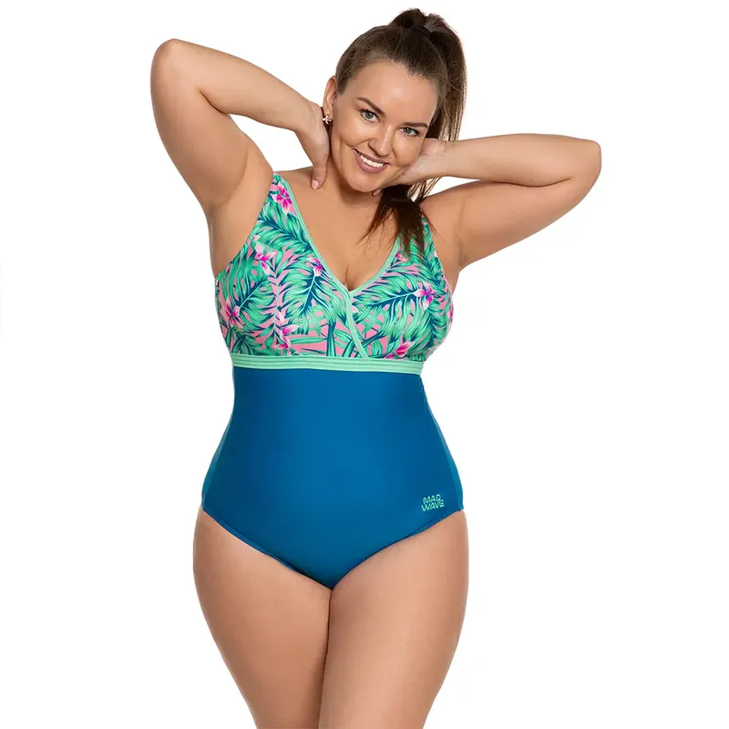 Madwave Shape Anti-chlor Swimsuit Azure M3 2XL Women