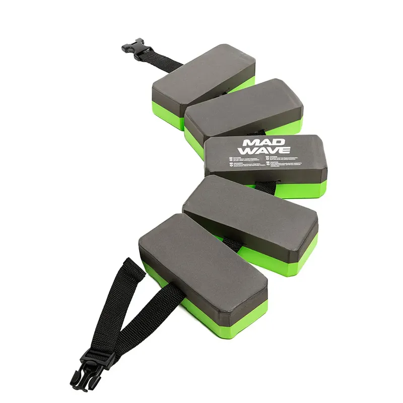 Madwave Swimming Learning Belt Green One Size unisex
