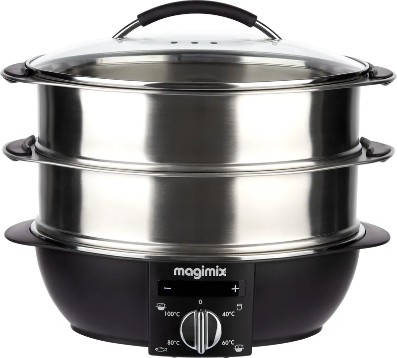 Magimix 11581 Steamer - Black / Chrome, Black