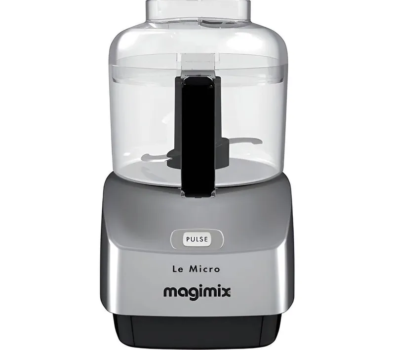 Magimix Le Micro Mini Chopper - Bright Chrome, Silver/Grey