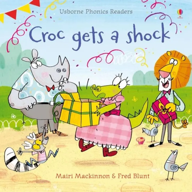 Mairi Mackinnon Croc gets a Shock Paperback Book Multicolor