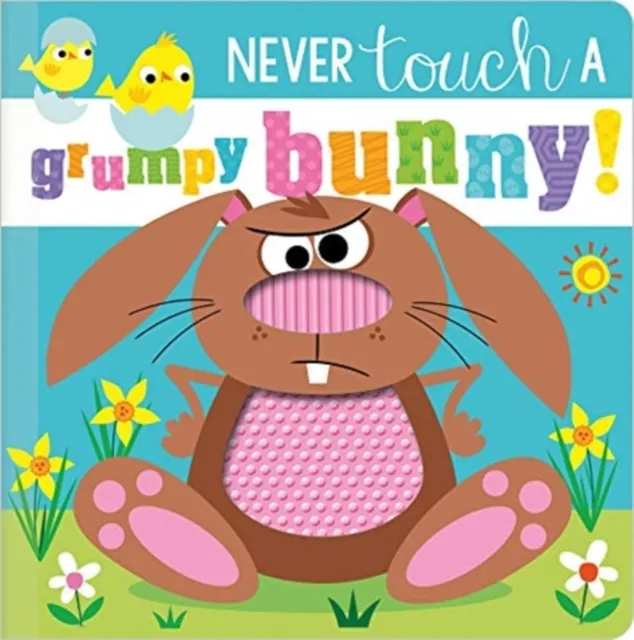 Rosie Greening Never Touch a Grumpy Bunny Board book Book Multicolor