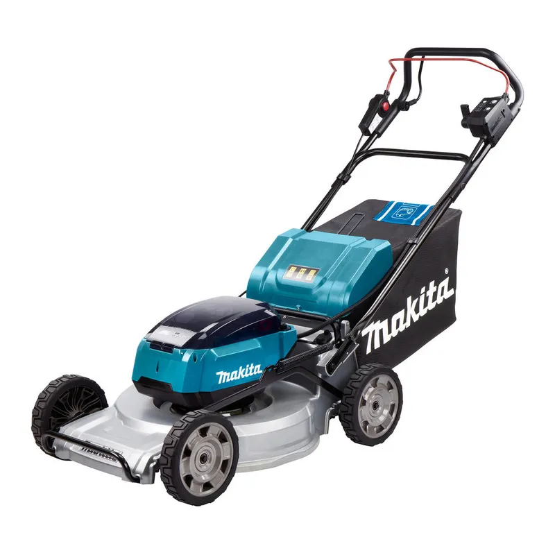 Makita DLM533 Twin 18v Lxt Cordless Brushless Lawnmower 530mm 2 x 6ah Li-ion Battery Charger