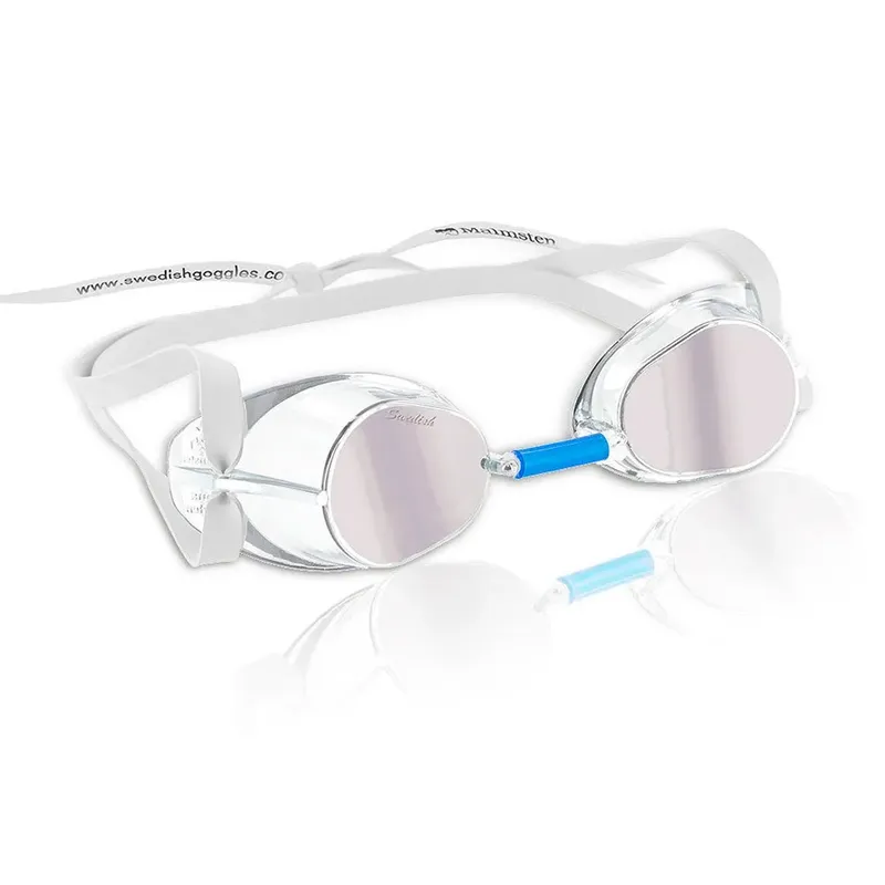 Malmsten Swedish Jewel Mirror Swimming Goggles Clear One Size Men,Women