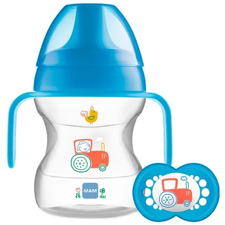 Mam Learn To Drink Drinking Cup & Pacifier - 190ml