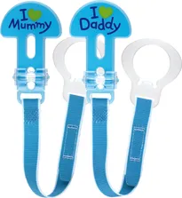 Mam Pacifier Cord 2 pcs - Blue