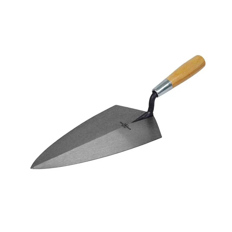 Marshalltown 19 Philadelphia Pattern Brick Trowel Wooden Handle 11In in Grey Grey