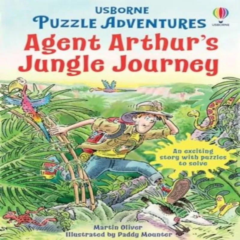 Martin Oliver Agent Arthur's Jungle Journey Paperback Book Multicolor