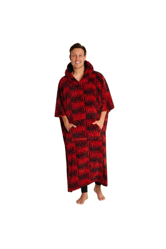 Marvel Unisex Long Oversize Poncho - Multicolor
