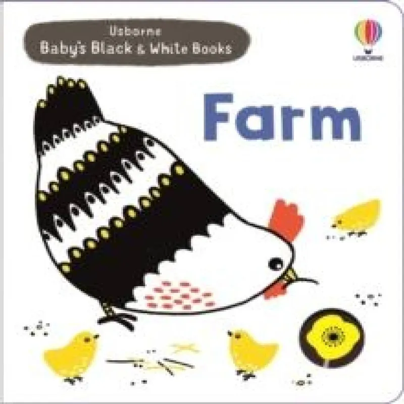 Mary Cartwright Baby's Black and White Books Farm