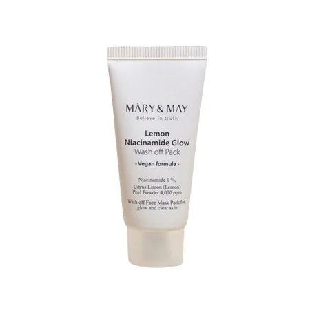 Mary & May Lemon Niacinamide Glow Wash off Pack - 30g