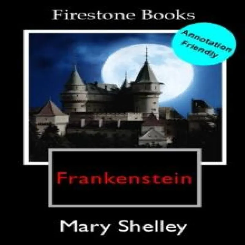 Mary Shelley Frankenstein Paperback Book Multicolor