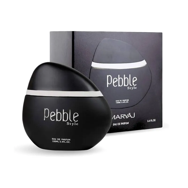 Maryaj Men's Pebble Style 100ml Eau De Parfum For Men in Clear Clear 100ml