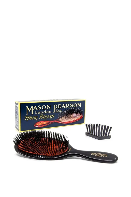 Mason Pearson Extra Large Pure Bristle Hair Brush in Black - Black