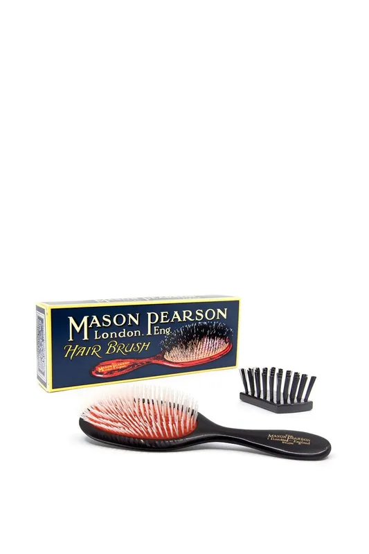 Mason Pearson Handy Nylon Bristle Hair Brush in Black Black