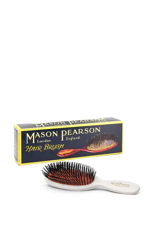 Mason Pearson Pocket Pure Bristle Hair Brush White - White