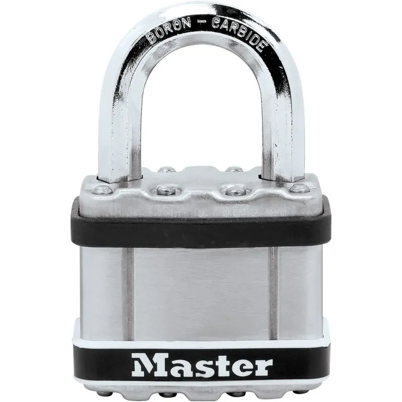 Master Lock Excellª Laminated Stainless Steel 51mm Padlock in Silver Silver