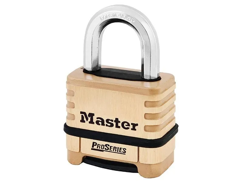 Master Lock 1175D ProSeries® Brass 4 Digit Padlock 57mm