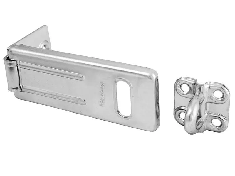 Master Lock Wrought Steel Hasp 89Mm in Silver Silver