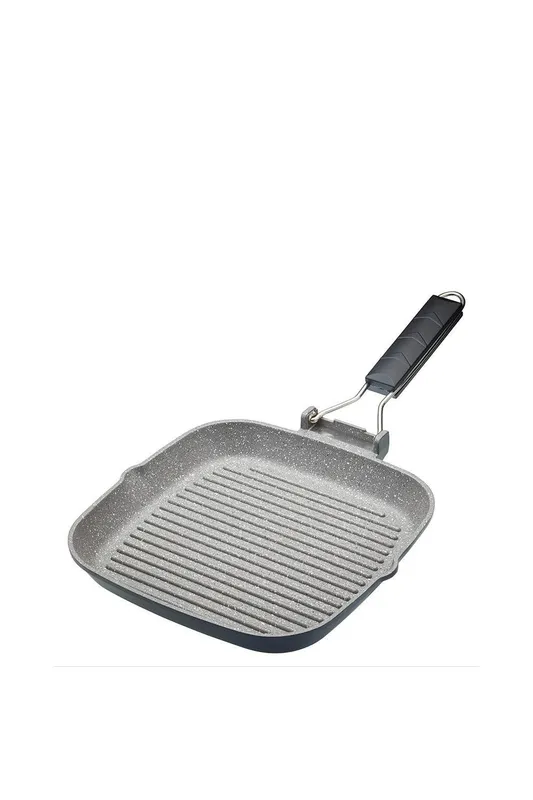 MasterClass Cast Aluminium 24cm Grill Pan in Grey Grey