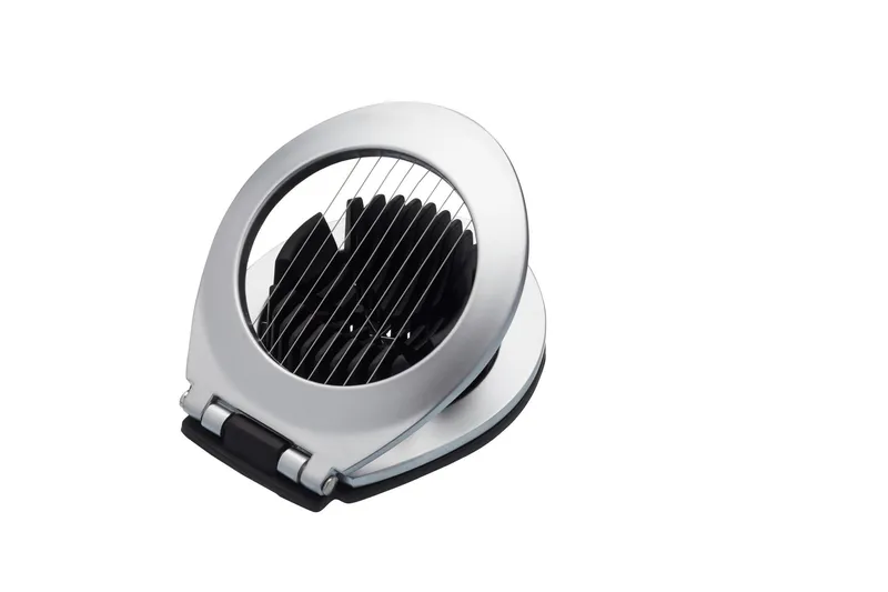 MasterClass Cast Deluxe Egg Slicer & Wedger, Carded in Silver Silver