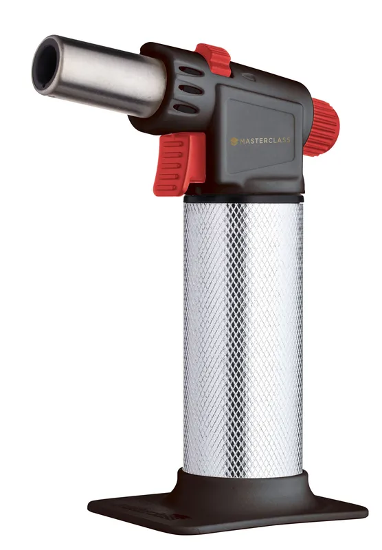 MasterClass Deluxe Professional Cook's Blowtorch in Silver Silver