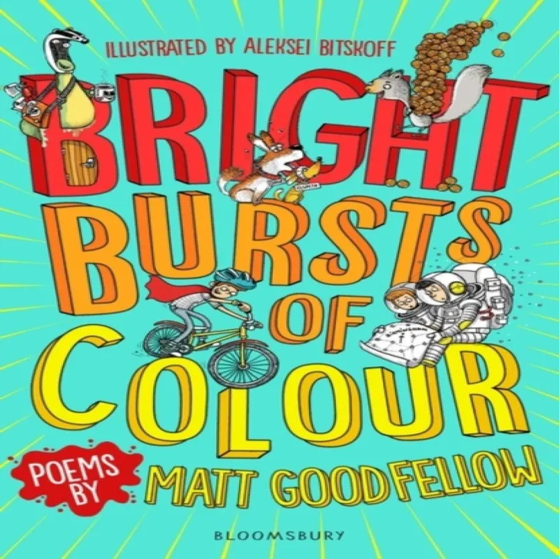 Matt Goodfellow Bright Bursts of Colour Paperback Book Multicolor