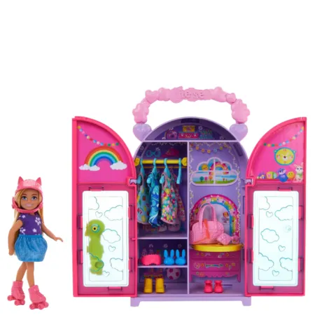 Mattel Barbie Chelsea Closet & Doll Toy Playset