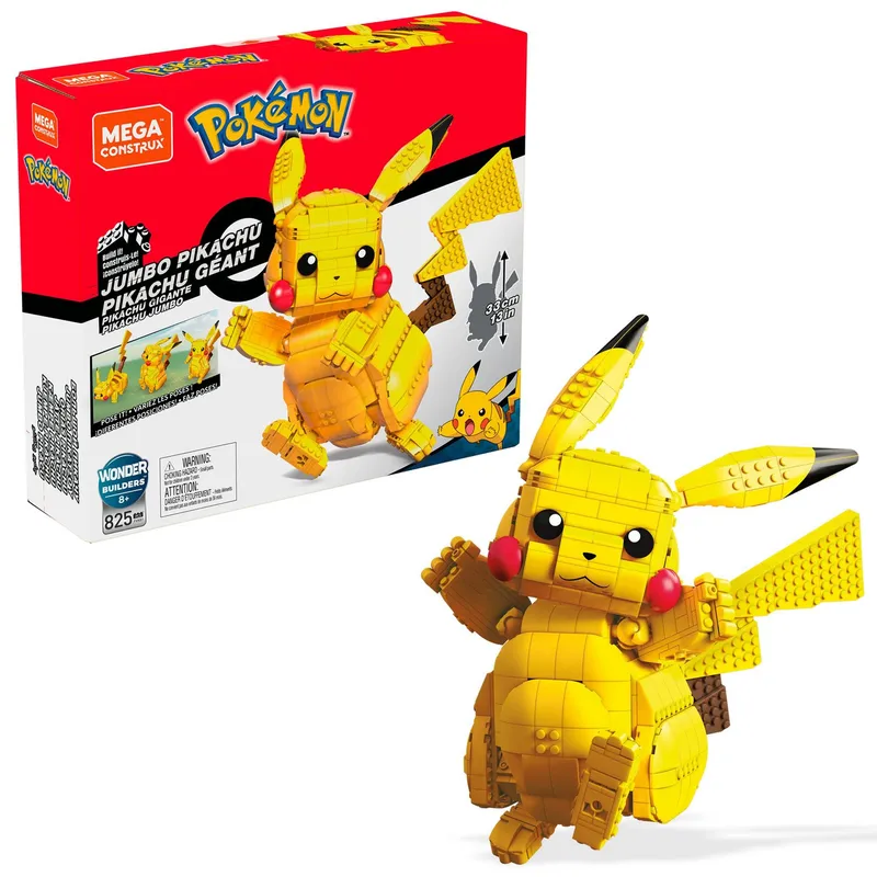 Mattel Mega Construx Pokemon Jumbo Pikachu