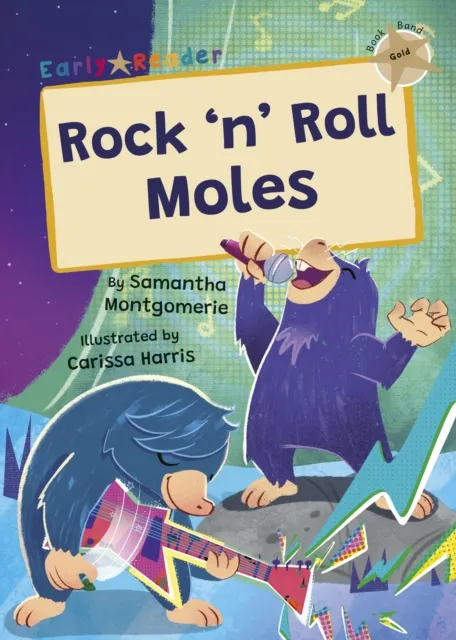Samantha Montgomerie Rock 'n' Roll Moles Paperback Book Multicolor