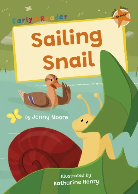 Jenny Moore Sailing Snail Paperback Book Multicolor