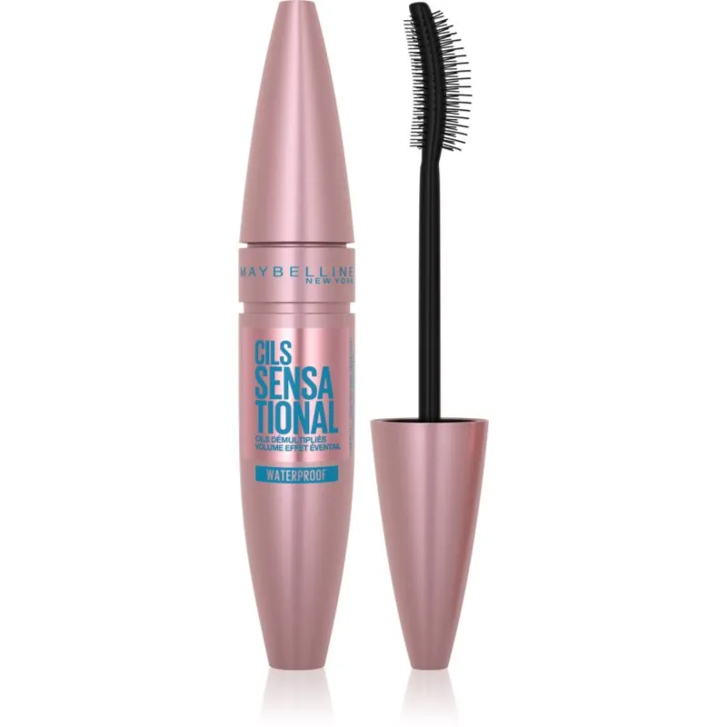 Maybelline New York Lash Sensational waterproof lengthening, curling and volumising mascara shade Black 9.4 ml