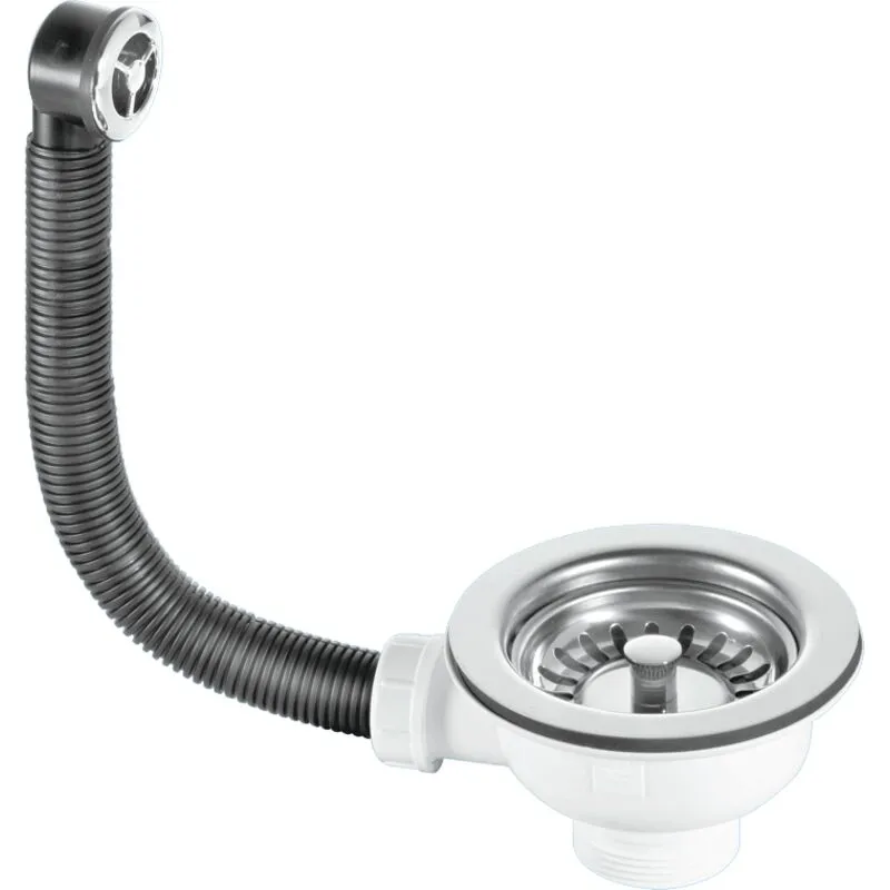Mcalpine - 1 1/2' Basket Strainer Waste and Overflow - Clicker bswclsofss