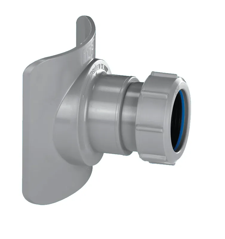 McAlpine BOSSCONN82T-GR Grey Mechanical Soil Pipe Boss Connector Grey