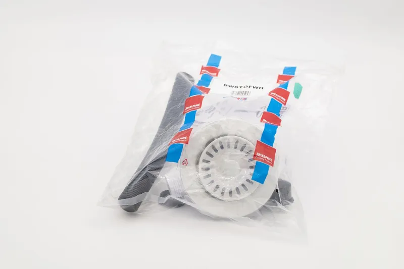 McAlpine Bwstofwh 1.5" Basket Strainer Waste & Overflow - White White