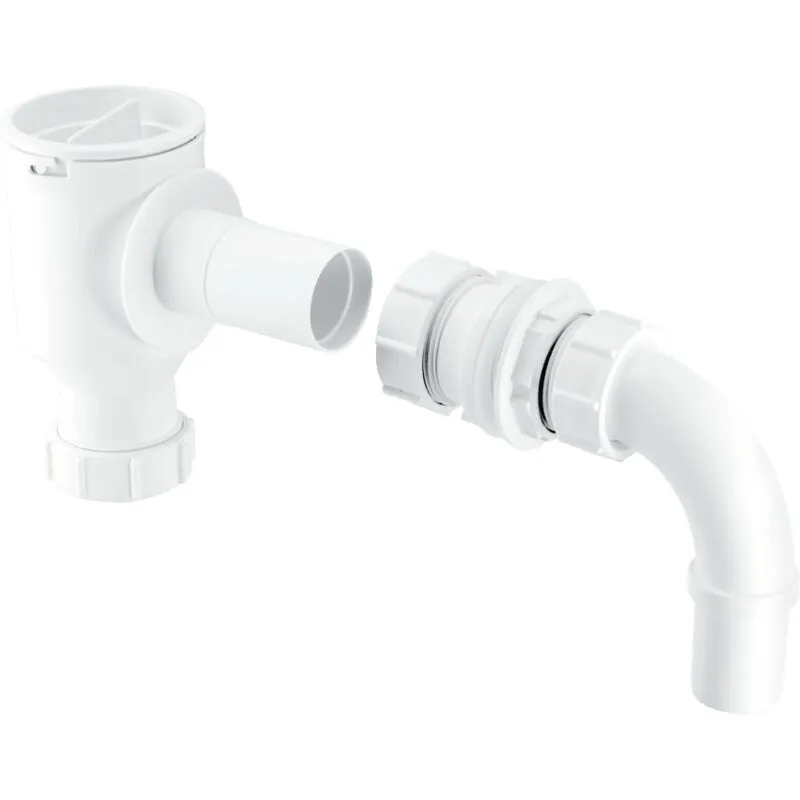 Mcalpine - R45E 1.5' Complete Screened Tank Overflow Connector - Extended