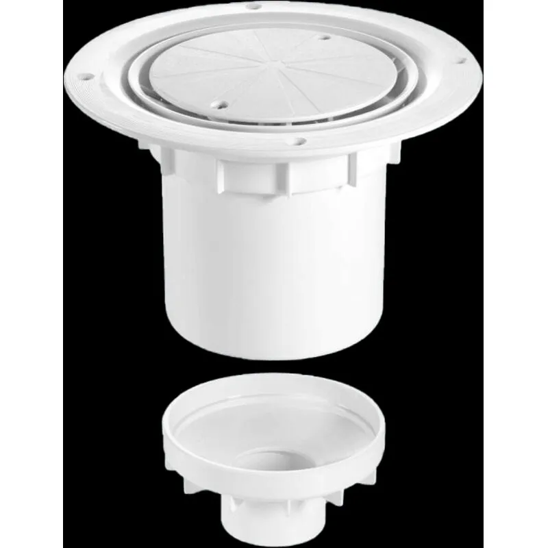 McAlpine TSG2WH 75mm Water Seal Trapped Gully & Cover Plate